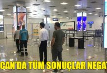 Photo of Examination of all employees at Ercan airport, and there are no positive cases among them